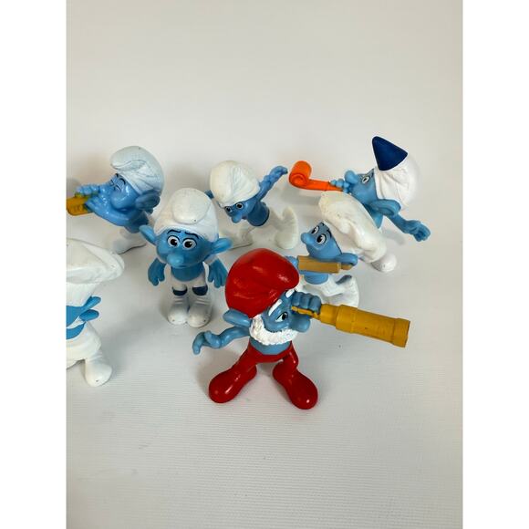 Set of 17 Smurfs Figures 3" Tall Includes Papa, Chef, Brainy, Panicky - Picture 5 of 12